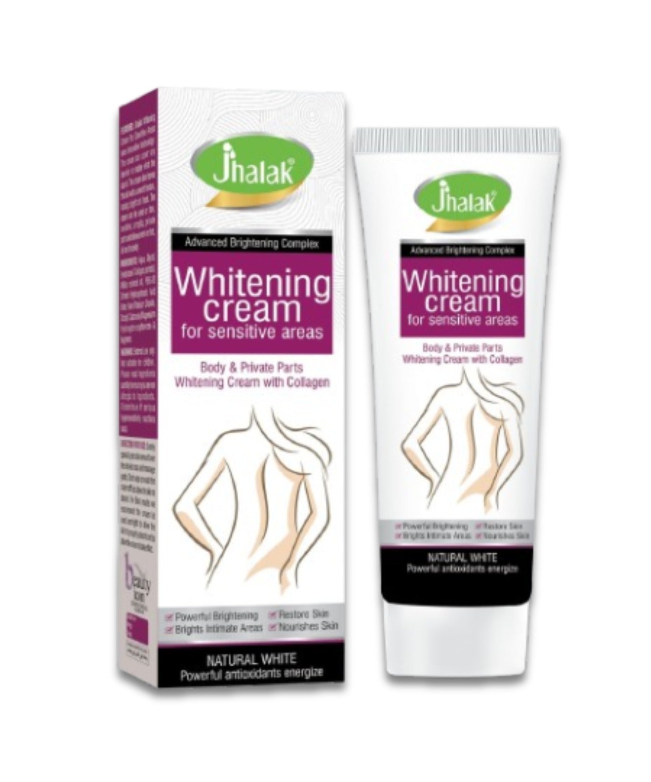 Jhalak Advanced Brightening Cream for Sensitive Areas